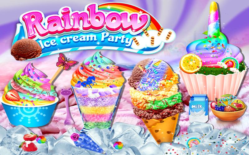 Rainbow Ice Cream Party 스크린샷 3