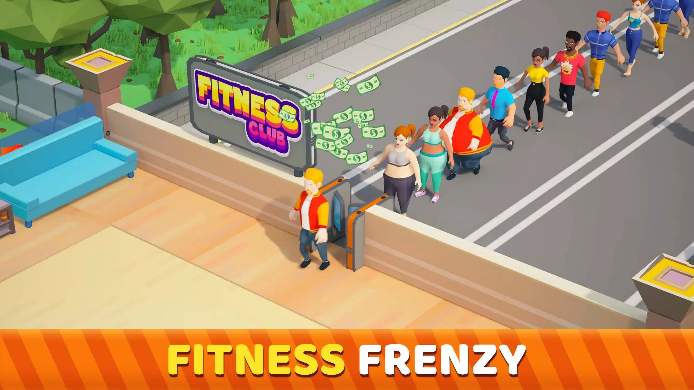 Fitness Club Tycoon Captura de pantalla 0