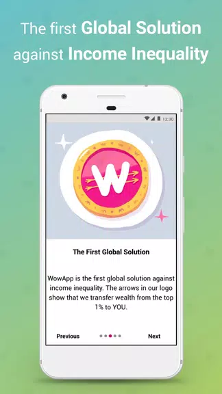 WowApp - Earn. Share. Do Good Скриншот 0