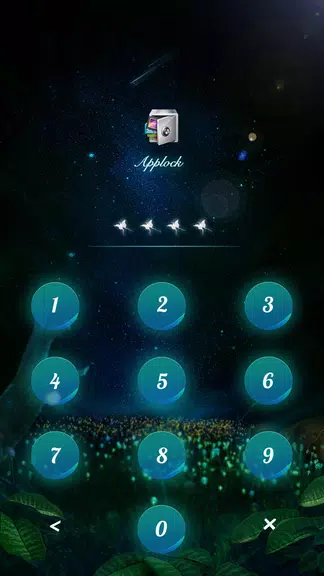 AppLock Theme Flying Butterfly應用截圖第1張