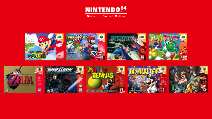 Nintendo Switch Online N64 遊戲