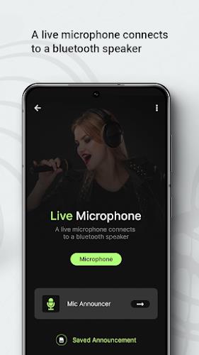 Live Bluetooth Mic to Speaker Captura de tela 2