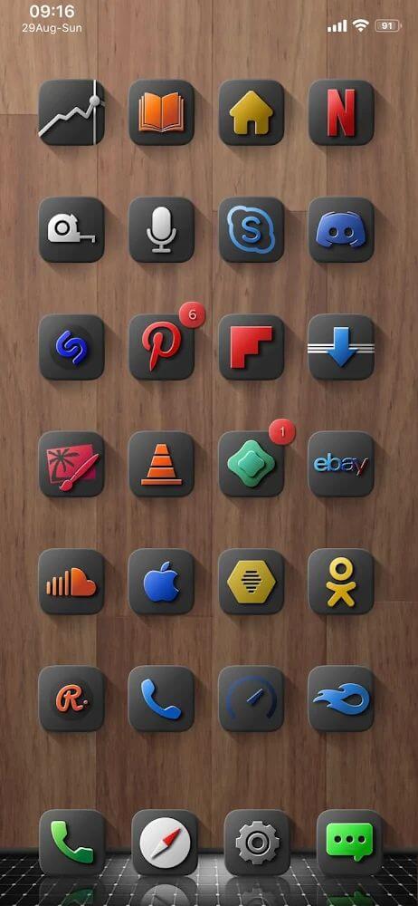 Shiiny Icon Pack Mod Zrzut ekranu 0