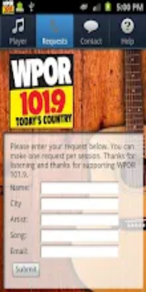 WPOR 101.9 Screenshot 2