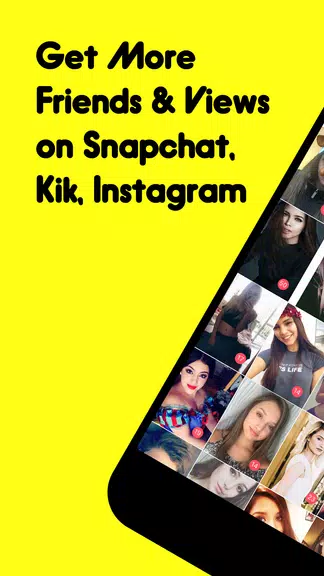 Get Friends for Snapchat & Kik, Usernames for Snap Ekran Görüntüsü 0