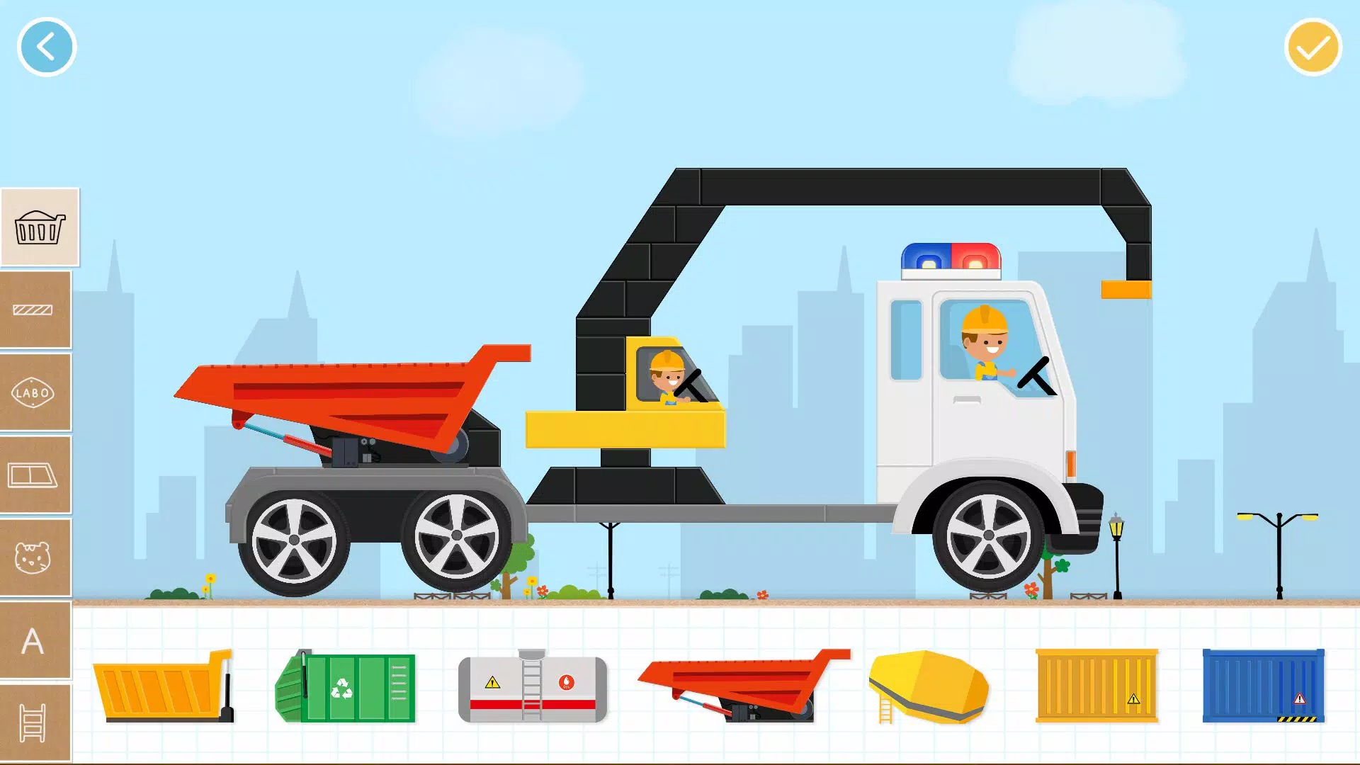 Labo Кирпич Car2 Kid игры Скриншот 0