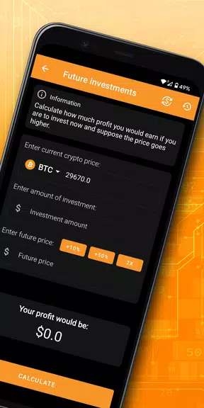 Crypto Calculator Captura de tela 1