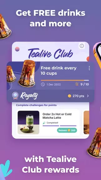 Tealive MY - Order Bubble Tea Ảnh chụp màn hình 2