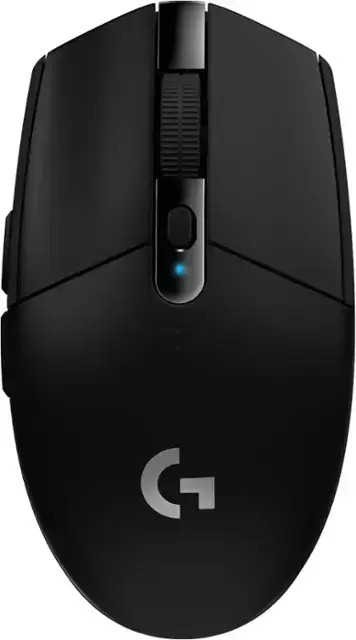 Logitech - G305 Lightspeed bezprzewodowy optyczny 6 programowalny gier myszy z 12 000 DPI czujnik bohatera - bezprzewodowy - czarny