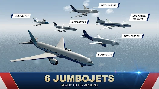 Jumbo Jet Flight Simulator স্ক্রিনশট 1