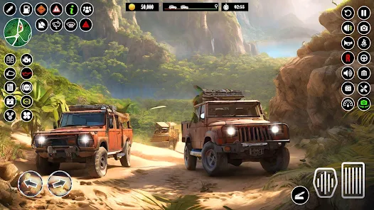 Offroad 4x4 Jeep Rally Driving Screenshot 0