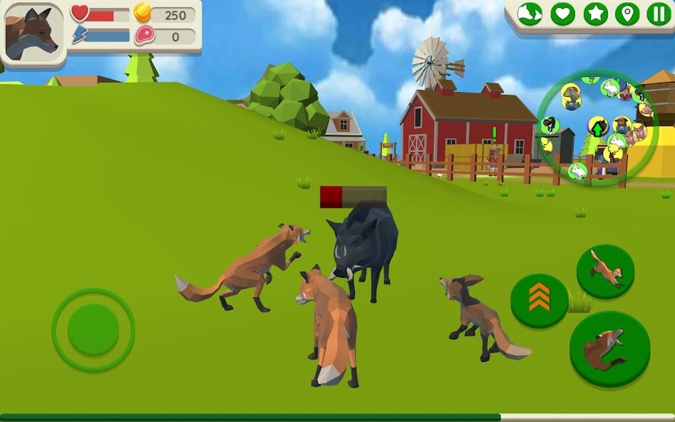 Fox Family - Animal Simulator Mod Captura de pantalla 0