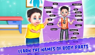 Kids Learning Human Bodyparts Скриншот 1