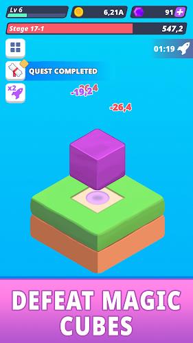 Tap Tap Cube - Idle Clicker應用截圖第2張