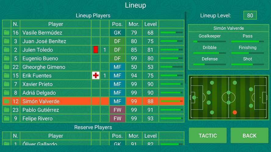 Football Team Manager Скриншот 0
