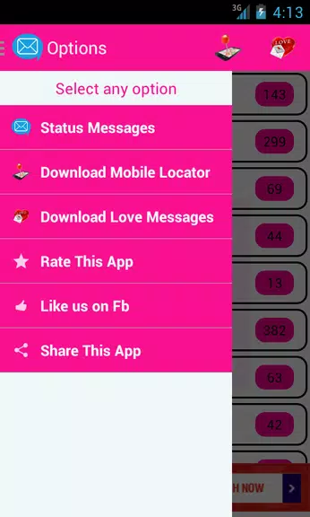 Schermata Status Messages 3