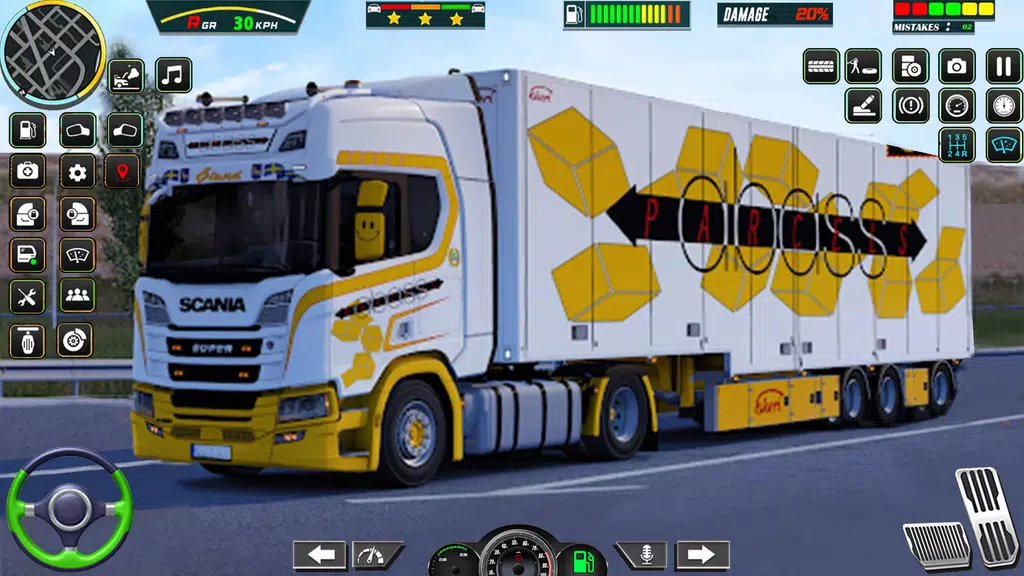 Real City Cargo Truck Driving Captura de tela 1