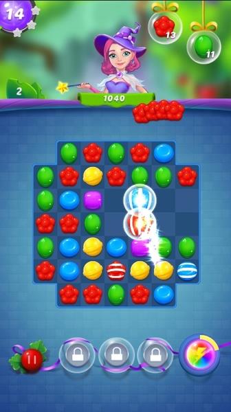 Candy Witch Match 3 Puzzle Tangkapan skrin 2