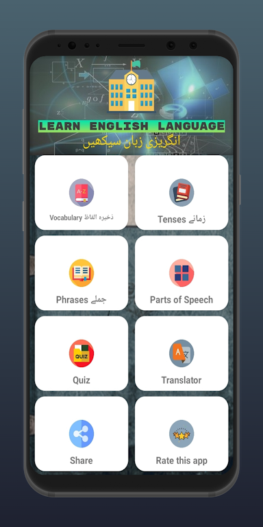 Schermata Learn English in Urdu 1