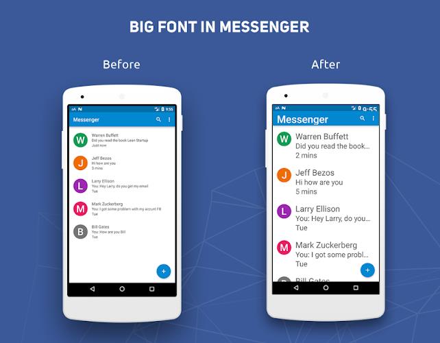 Big Font - Change Font Size & Text Size 스크린샷 2