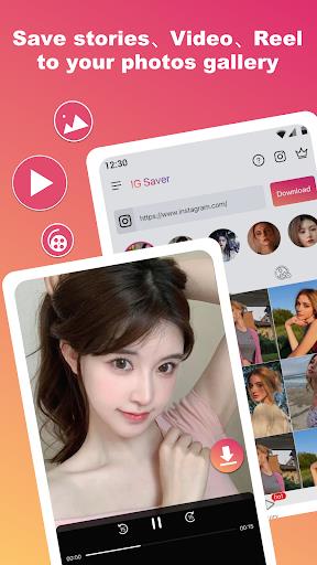 IG Saver-Video、Story Schermafbeelding 0