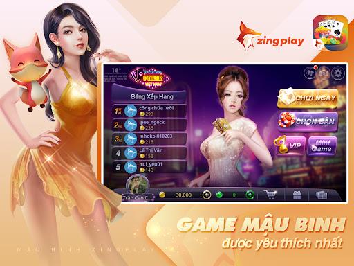 Poker VN ZingPlay ( Mậu Binh) Schermafbeelding 0