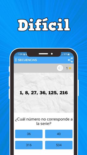 Secuencias numéricas 스크린샷 2