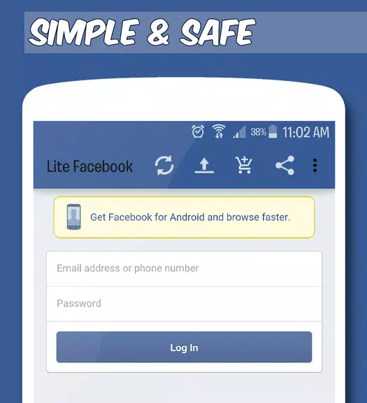 Faster Social Lite Screenshot 0