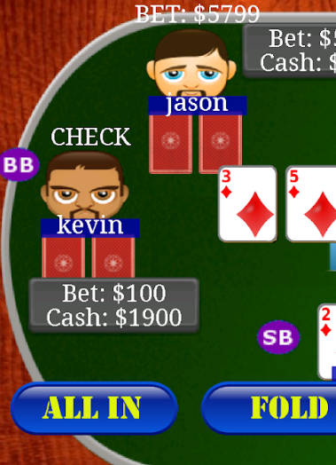 Texas Holdem Poker Bil 스크린샷 0