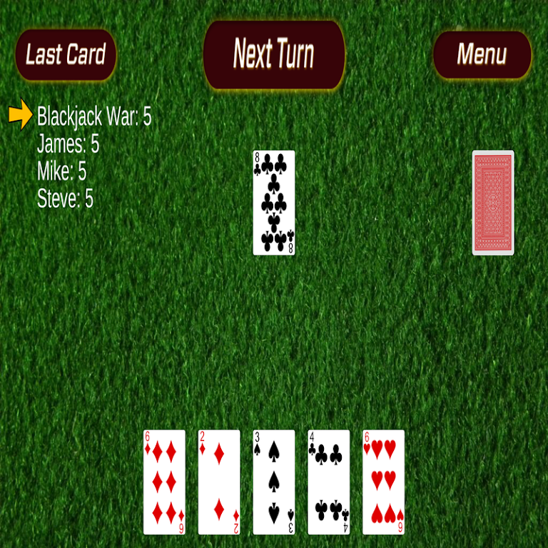 Blackjack War Скриншот 0