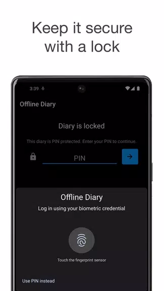 Offline Diary: Journal & Notes Capture d'écran 3