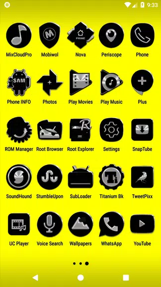 Black Icon Pack स्क्रीनशॉट 2