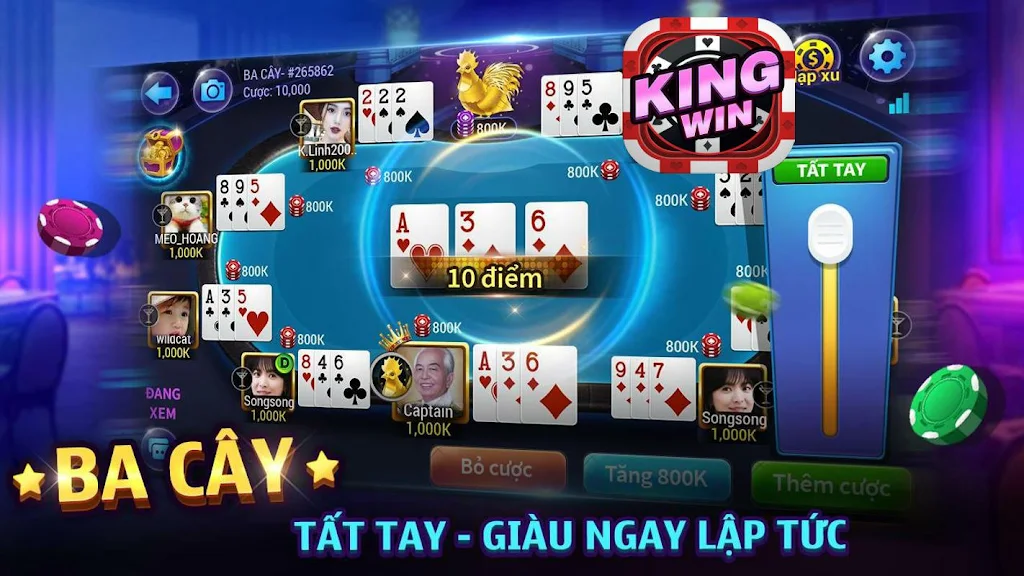 Game danh bai doi thuong King Win Tangkapan skrin 1