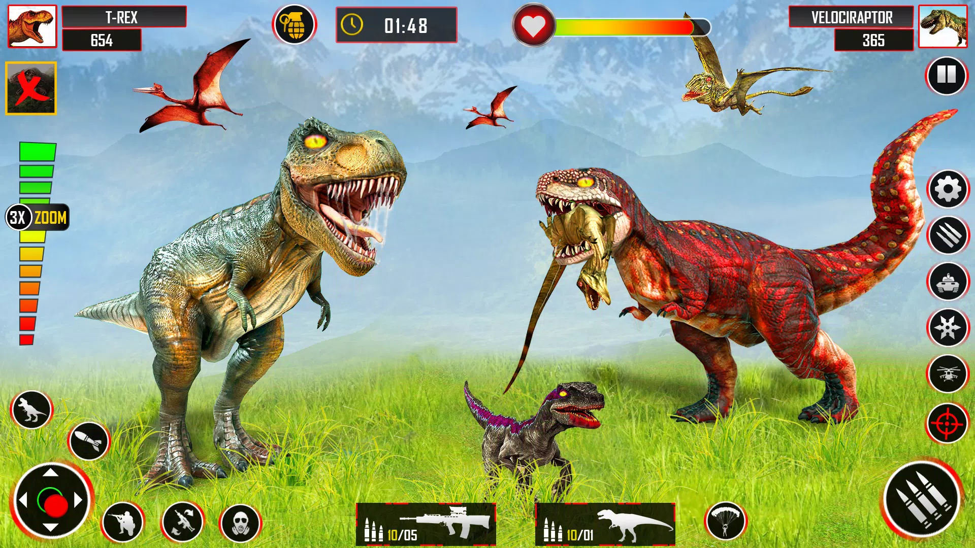 Wild Dino Hunting - Gun Games Tangkapan skrin 3