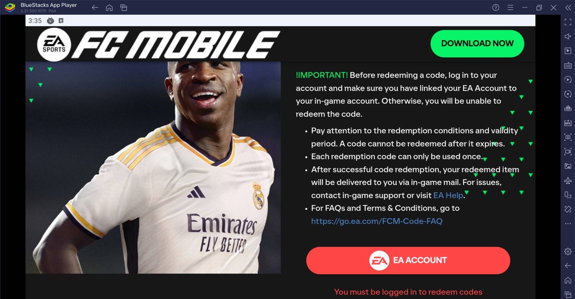 EA Sports FC ™ Mobile Soccer- Lahat ng Paggawa ng Mga Code ng Paggawa Enero 2025