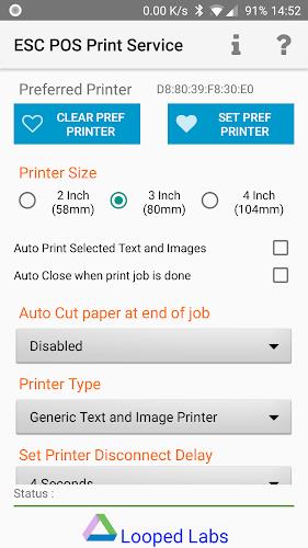 ESCPOS Bluetooth Print Service应用截图第0张