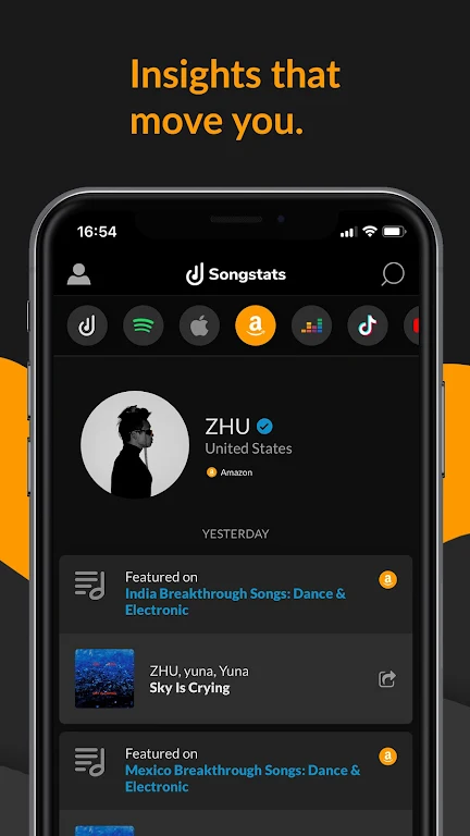 Songstats: Music Analytics স্ক্রিনশট 1