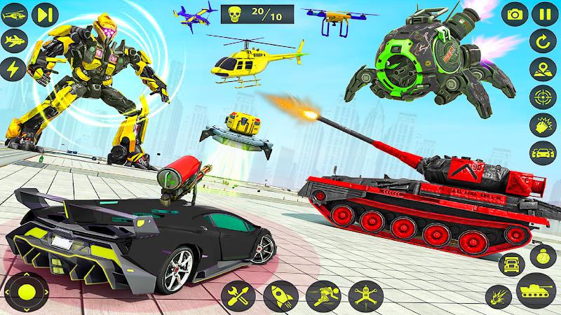 Army Tank Robot Car Games: Schermafbeelding 3