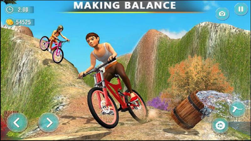 Offroad Bicycle Bmx Stunt Game स्क्रीनशॉट 2