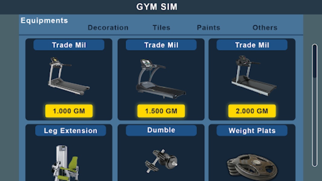 Gym simulator 24 : Gym Tycoon Capture d'écran 1