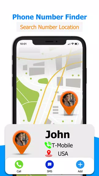 GPS Mobile Number locator App Tangkapan skrin 3