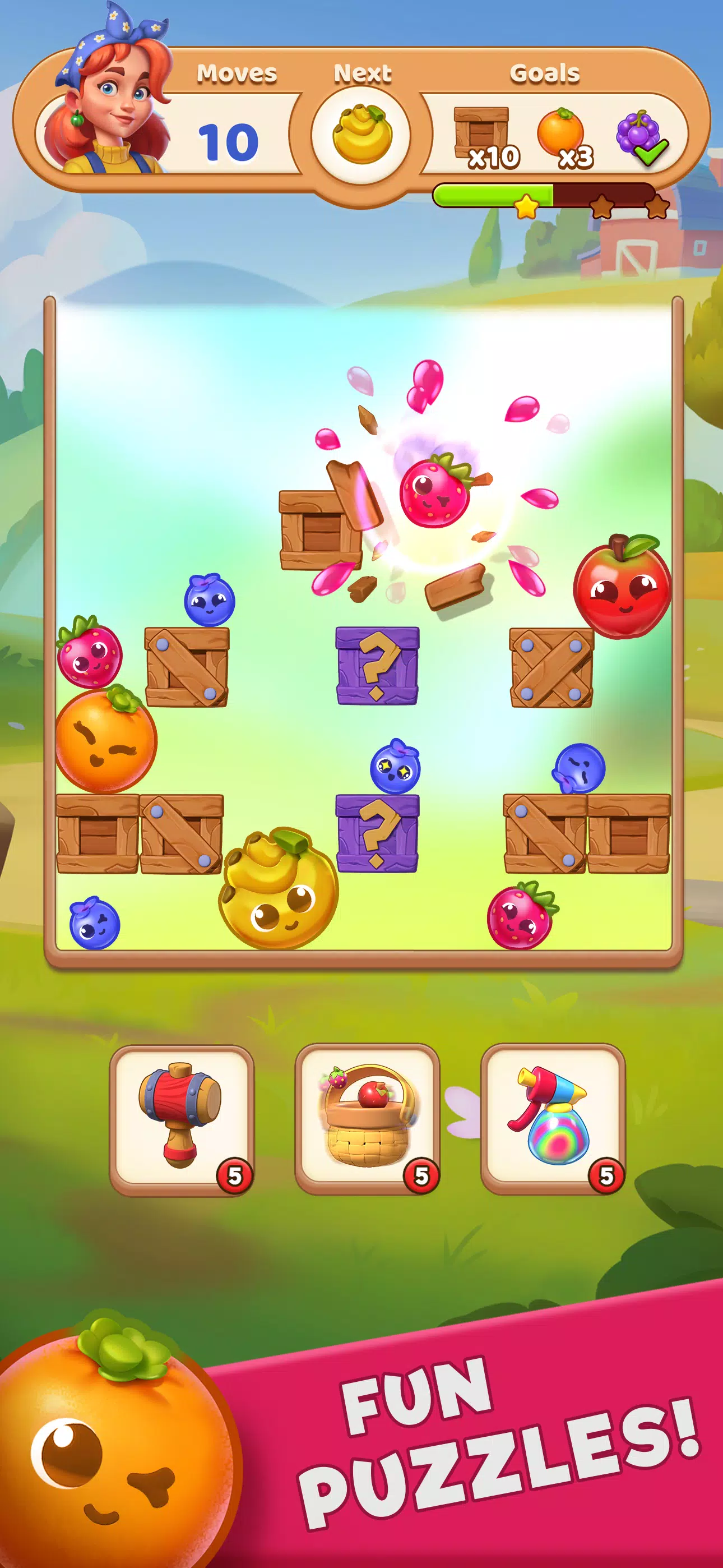 FruitFall! Ảnh chụp màn hình 1