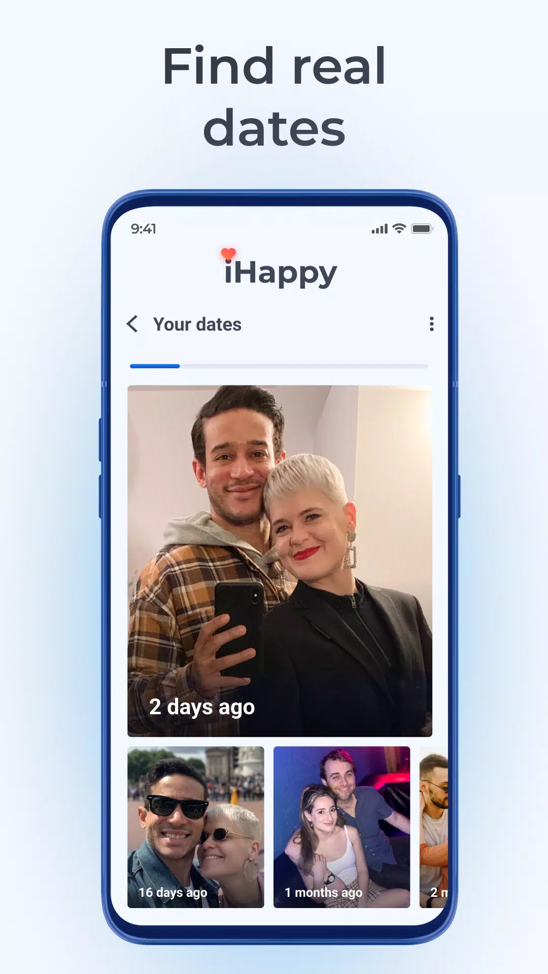 Dating and Chat - iHappy ဖန်သားပြင်ဓာတ်ပုံ 0