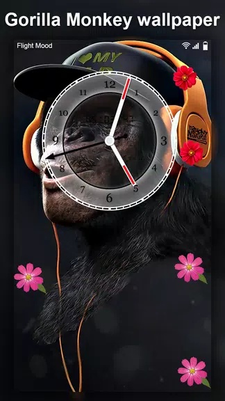 Gorilla Monkey Live Wallpaper Capture d'écran 1