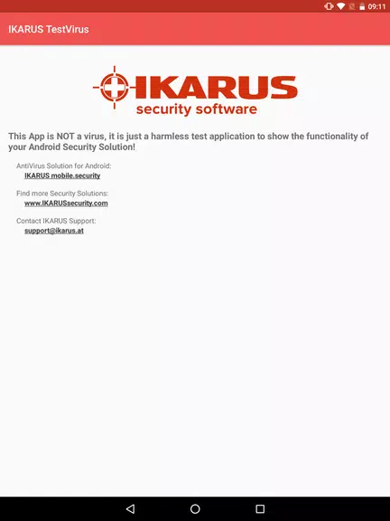 IKARUS TestVirus 스크린샷 3