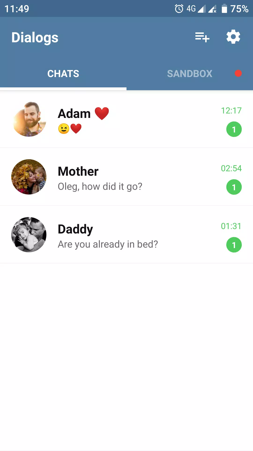 Fake Chat Story Messenger Captura de tela 0