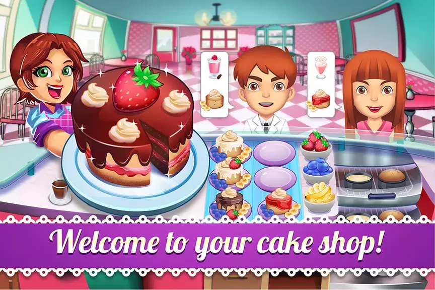 My Cake Shop: Candy Store Game Tangkapan skrin 0