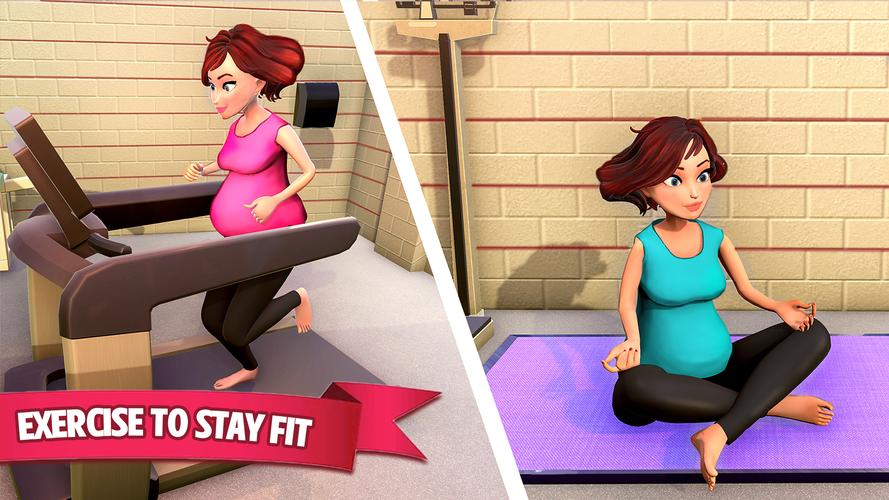 Pregnant Mom Simulator 3d スクリーンショット 3