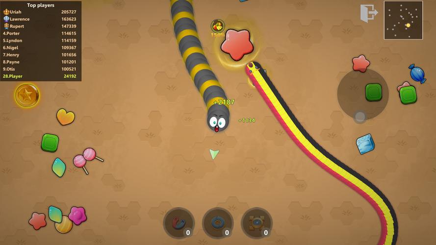 Slinky Snake: Worm.io Game Скриншот 3