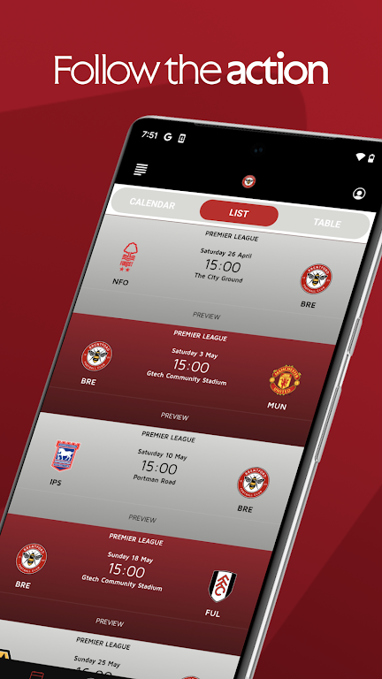 Brentford FC Official应用截图第1张